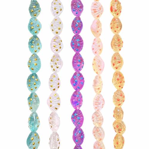 Tier Lampwork Perlen, Schale, Handzeichnung, DIY, keine, 13x16.50mm, ca. 20PCs/Strang, verkauft von Strang