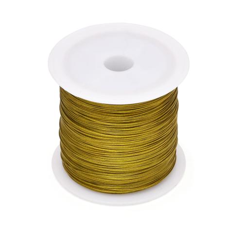Fil queue de tigre, Acier inoxydable 304, Placage, DIY & normes différentes pour le choix, plus de couleurs à choisir, 100m/bobine, Vendu par bobine
