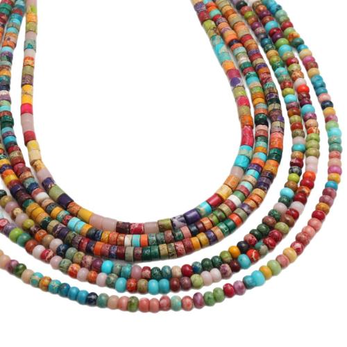 Perles bijoux en pierres gemmes, Jaspe d'impression, DIY & normes différentes pour le choix, couleurs mélangées, Vendu par brin
