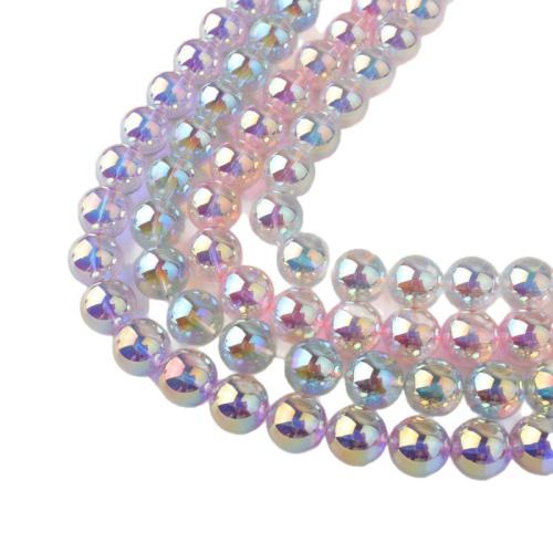 Perles de cristal rondes , vernis au four, DIY & normes différentes pour le choix, plus de couleurs à choisir, Vendu par brin