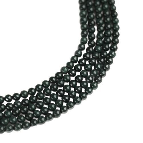 Turquoise Beads, Natural Turquoise, Round, DIY & different size for choice, green, Sold Per Approx 38 cm Strand