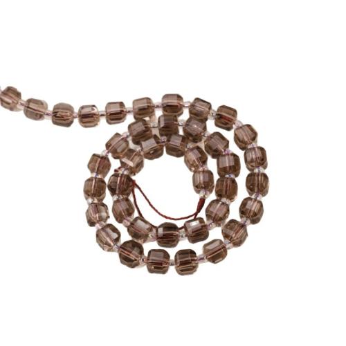 Perles de cristal cubiques, cadre, poli, DIY & normes différentes pour le choix & facettes, Vendu par Environ 38 cm brin
