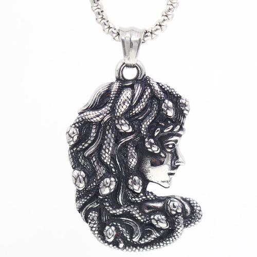 Stainless Steel Pendants, 304 Stainless Steel, DIY & blacken, 25x40mm, Sold By PC