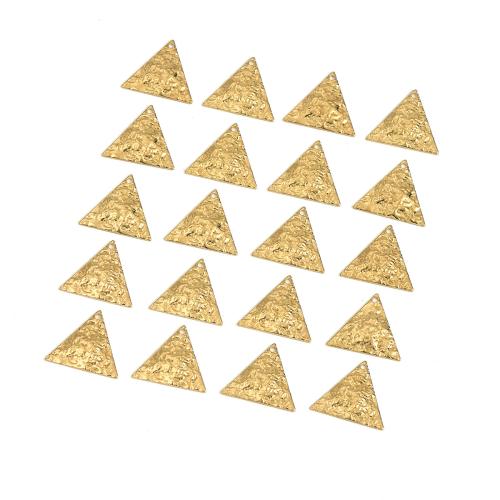 Brass Jewelry Pendants, Triangle, polished, DIY, original color, 17x14.80mm, Sold By PC