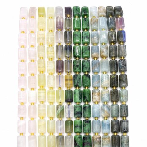 Gemstone Jewelry Beads, Column, polished, DIY & different materials for choice, 8x10mm, Sold Per Approx 38 cm Strand