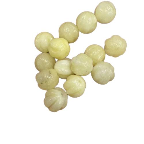 Gemstone Jewelry Beads, Pumpkin, polished, DIY & different materials for choice, 10mm, Sold By PC