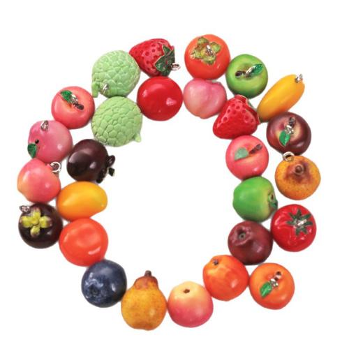 Harz Perle, ObstFrucht, Epoxidharzklebstoff, DIY & verschiedene Stile für Wahl, verkauft von PC