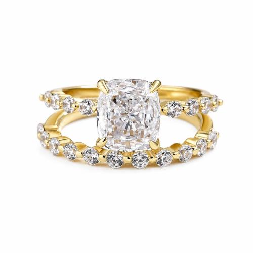 Messing Paar- Ring, plattiert, verschiedene Größen vorhanden & Micro pave Zirkonia & für paar, keine, Größe:6-10, verkauft von setzen