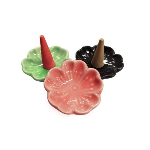 porcelaine Encens, fait à la main, styles différents pour le choix, couleurs mélangées, Vendu par PC