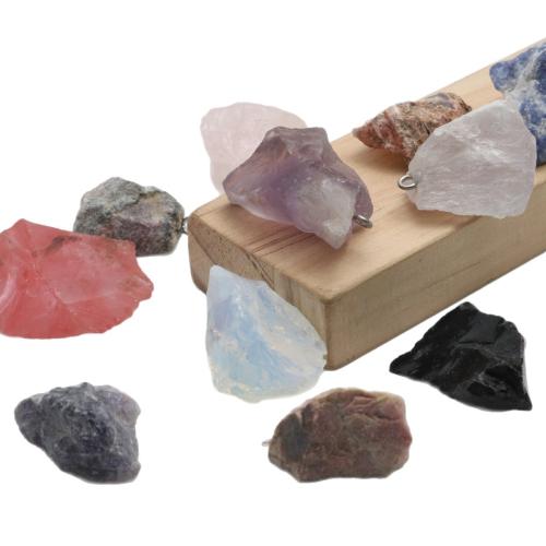 Gemstone Jewelry Pendants, Geometrical Pattern, polished, DIY & different size for choice, more colors for choice, Sold By PC