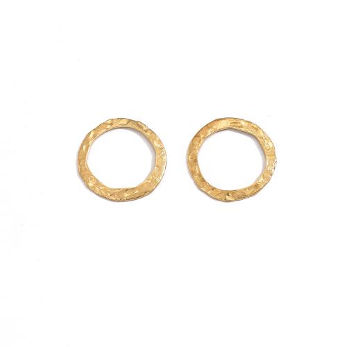 Brass Jewelry Pendants, Donut, DIY & hollow, original color, 16x0.50mm, Sold By PC