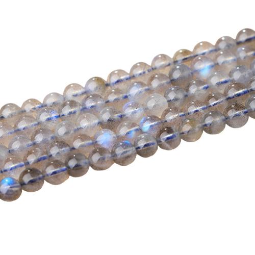 Natural Moonstone Beads, Round, polished, DIY & different size for choice, grey, Sold By Strand