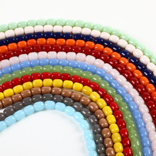 Lampwork Beads, DIY, more colors for choice, 8x10mm, Approx 40PCs/Strand, Sold By Strand