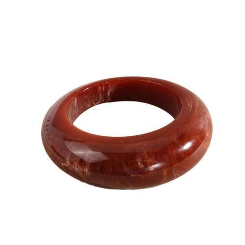 Resin Bangle, vintage & for woman, more colors for choice, Inner Diameter:Approx 65mm, Sold By PC