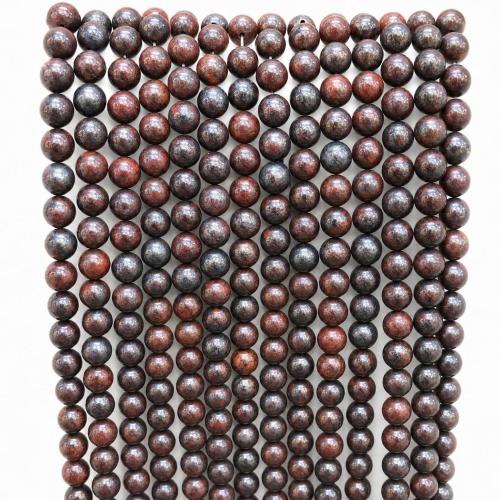 Gemstone Jewelry Beads, Jasper Brecciated, Round, DIY & different size for choice, Sold Per Approx 38 cm Strand