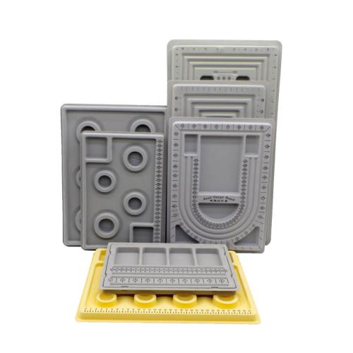 PVC Plastic Bead Design Board, with Flocking Fabric, DIY & different styles for choice, Sold By PC