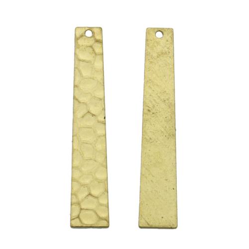 Brass Jewelry Pendants, Trapezium, DIY & single-sided, original color, 7x39x0.80mm, Sold By PC