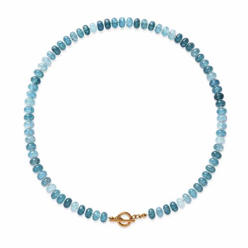 304 Stainless Steel Necklace, with Gemstone & Freshwater Pearl & Lampwork, plated, fashion jewelry & different styles for choice & for woman, Sold By PC