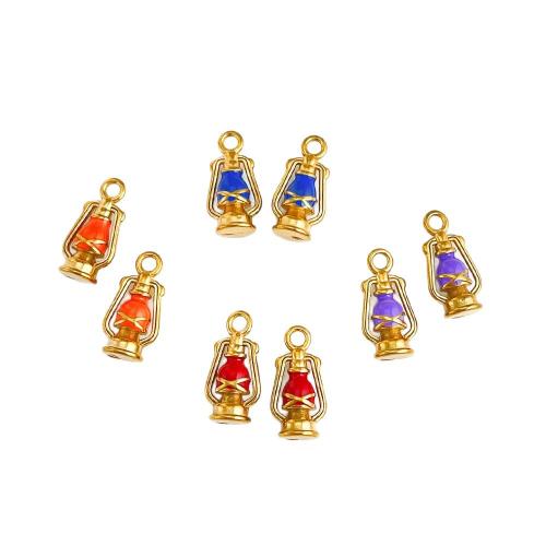 Stainless Steel Pendants, plated, DIY & enamel, more colors for choice, 10PCs/Bag, Sold By Bag
