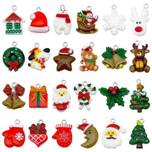 Resin Christmas Pendant, epoxy gel, Christmas Design & DIY & different styles for choice, Sold By PC