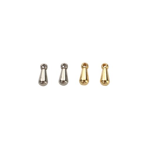 Stainless Steel Pendants, 304 Stainless Steel, plated, DIY, more colors for choice, 7x3mm, Hole:Approx 1mm, Sold By PC