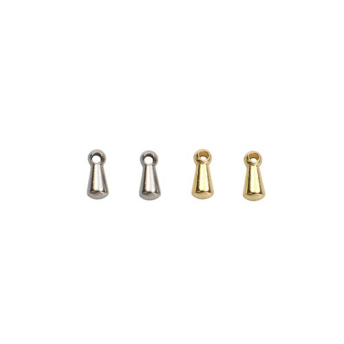 Stainless Steel Pendants, 304 Stainless Steel, plated, DIY, more colors for choice, 5.50x2.50mm, Hole:Approx 1mm, Sold By PC