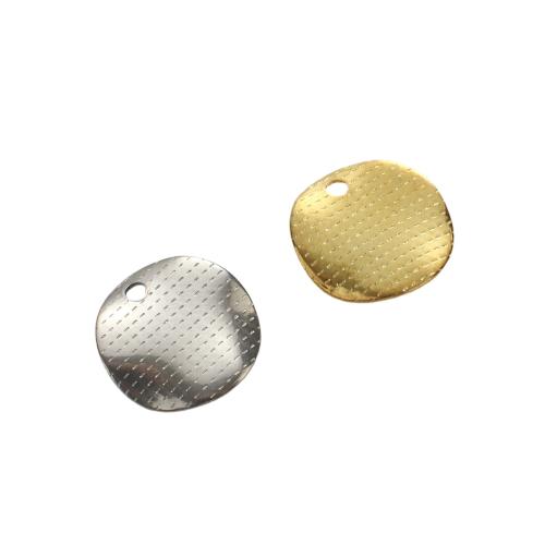 Stainless Steel Pendants, 304 Stainless Steel, plated, DIY, more colors for choice, 12x12mm, Hole:Approx 1mm, Sold By PC