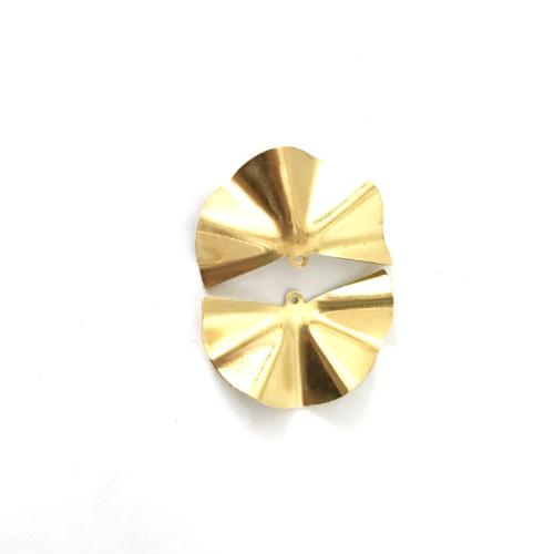 Brass Jewelry Pendants, Fan, DIY, original color, 38.50x28x0.40mm, Sold By PC