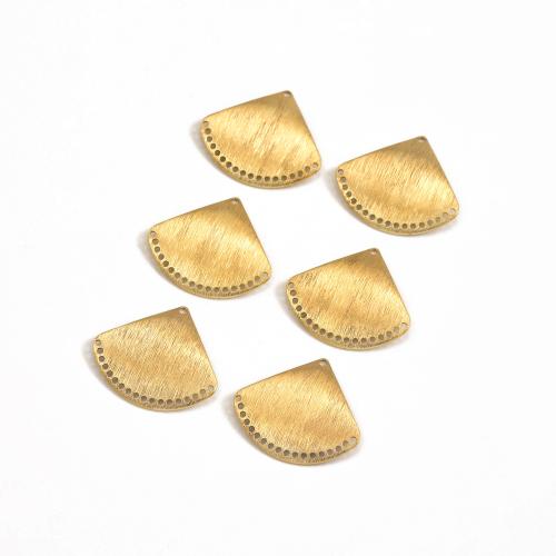 Brass Jewelry Pendants, Teardrop, polished, multihole & DIY & brushed & double-sided, original color, 29.50x26.50mm, Sold By PC