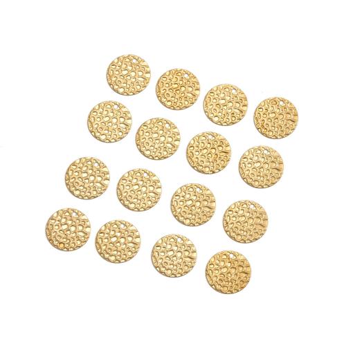 Brass Jewelry Pendants, Flat Round, DIY, original color, 13x0.40mm, Hole:Approx 1.2mm, Sold By PC