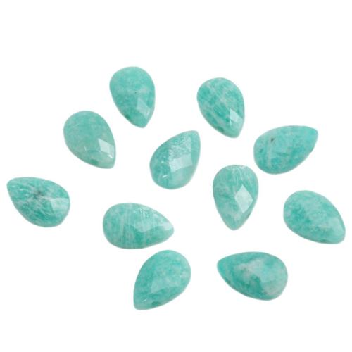 Colgantes de Gemas, Amazonita, Gota, Bricolaje & facetas, 12x8x5mm, Vendido por UD