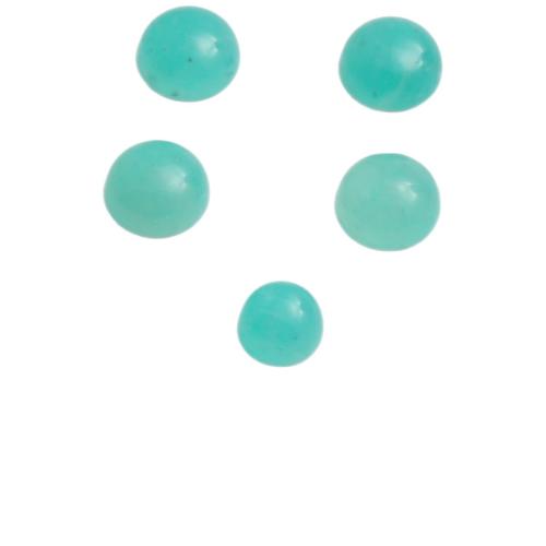 Natural Gemstone Cabochons, Amazonite, Round, DIY & different size for choice, Sold By PC