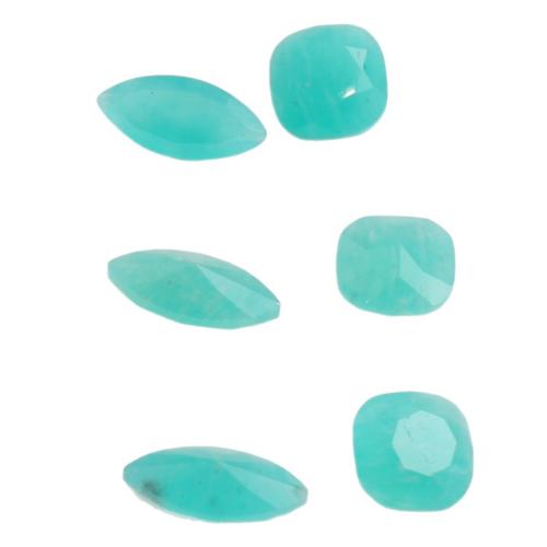 Natural Gemstone Cabochons, Amazonite, DIY & different styles for choice & faceted, Sold By PC