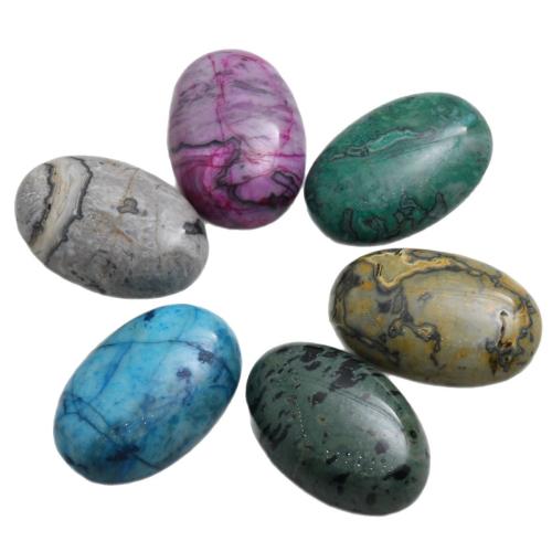 Natural Gemstone Cabochons, Oval, DIY & different materials for choice & different size for choice, Sold By PC