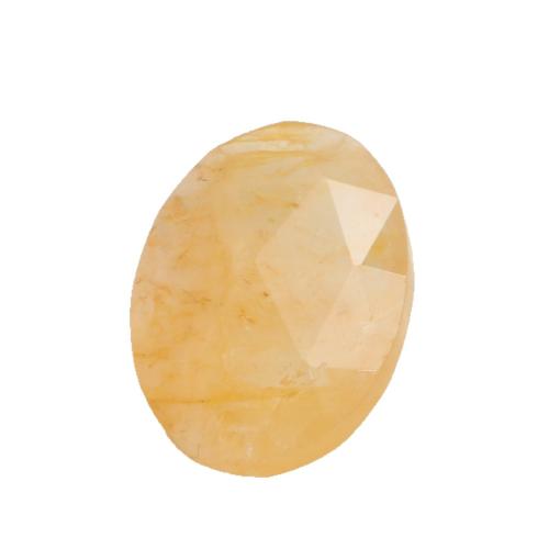 Natural Gemstone Cabochons, Golden Healer Quartz, Oval, DIY & different size for choice & faceted, Sold By PC