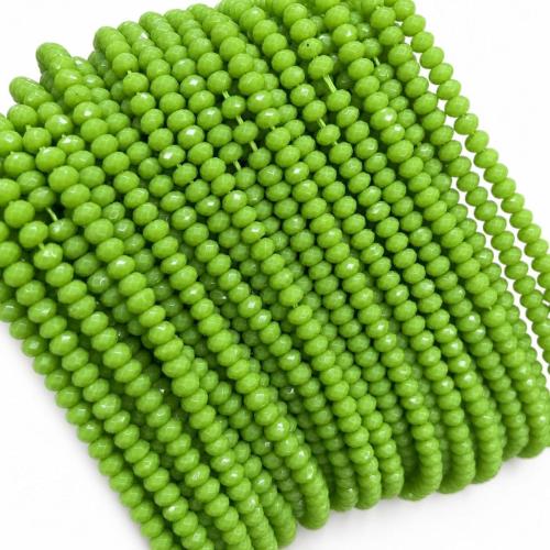 Natural Chalcedony Bead, Abacus, DIY & faceted, more colors for choice, 3x4mm, Sold Per Approx 38 cm Strand