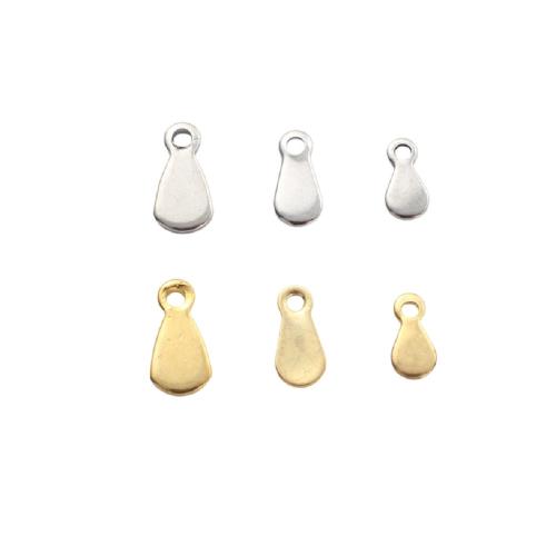 Bijoux pendentifs en acier inoxydable , Acier inoxydable 304, Placage, DIY, plus de couleurs à choisir, Trou:Environ 1mm, 1000PC/sac, Vendu par sac