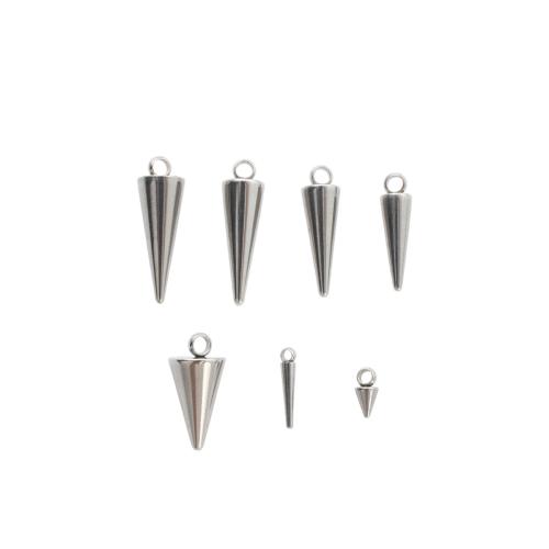 Bijoux pendentifs en acier inoxydable , DIY & normes différentes pour le choix, couleur originale, Vendu par PC