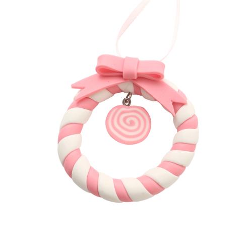 Colgantes de Fimo, Arcilla polimero, Bricolaje, Rosado, 62.50mm, Vendido por UD