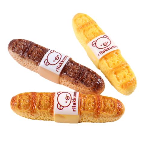 Resin Decoration, food shape, enamel, mixed colors, 41x10.90x8.20mm, Sold By PC