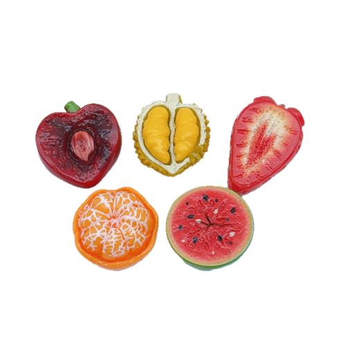 Abalorios de Resina, Fruta, Bricolaje & diferentes estilos para la opción & esmalte, Vendido por UD