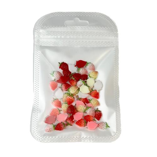 3D Nail Art Decoration, Resin, Strawberry, DIY & enamel, more colors for choice, Sold By PC