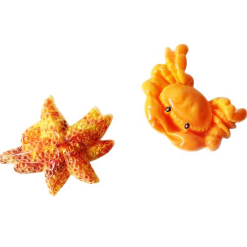 Resin Jewelry Beads, ocean design & DIY & different styles for choice & enamel, Sold By PC