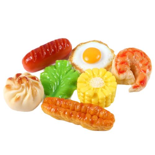 Resin Jewelry Beads, food shape, DIY & different styles for choice & enamel, Sold By PC