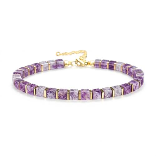 Piedras preciosas Pulsera, Joyería & unisexo, más colores para la opción, beads size 2-10mm, longitud:aproximado 7 Inch, Vendido por UD