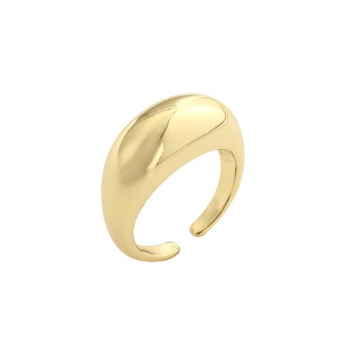 Messing Manschette Fingerring, vergoldet, Modeschmuck & für Frau, 24x9.50mm, Innendurchmesser:ca. 20mm, verkauft von PC