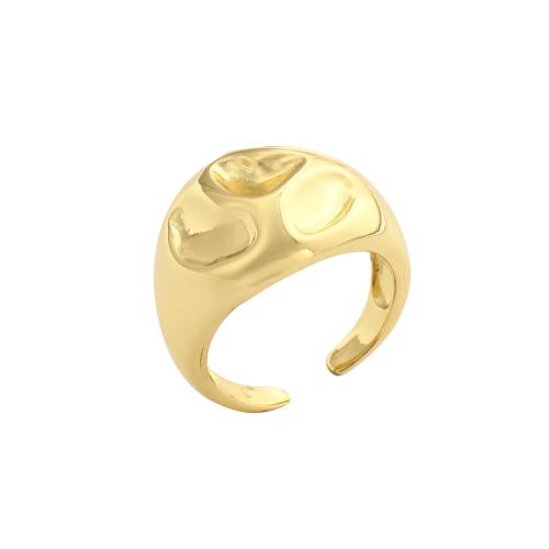 Messing Manschette Fingerring, vergoldet, Modeschmuck & für Frau, 23x18.20mm, Innendurchmesser:ca. 17mm, verkauft von PC