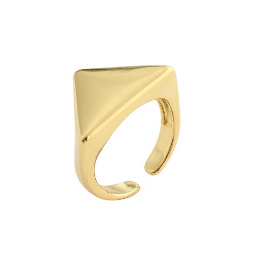 Messing Manschette Fingerring, vergoldet, Modeschmuck & für Frau, 22x14.20mm, Innendurchmesser:ca. 18mm, verkauft von PC