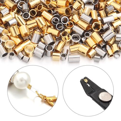 Edelstahl-Beads, 304 Edelstahl, plattiert, DIY & verschiedene Größen vorhanden, keine, verkauft von PC