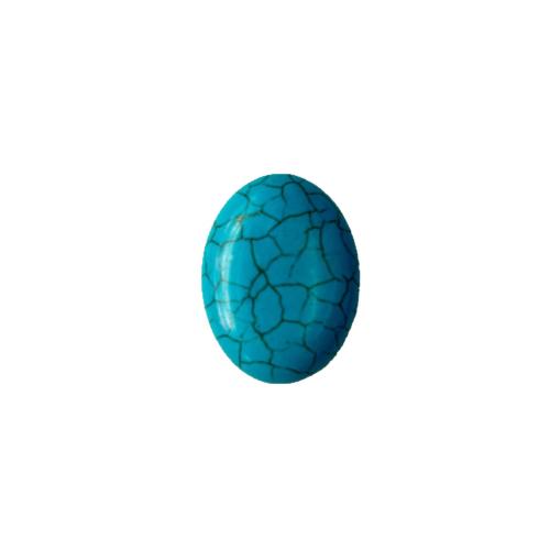 Natural Gemstone Cabochons, Turquoise, Oval, polished, DIY & different size for choice, more colors for choice, Sold By PC